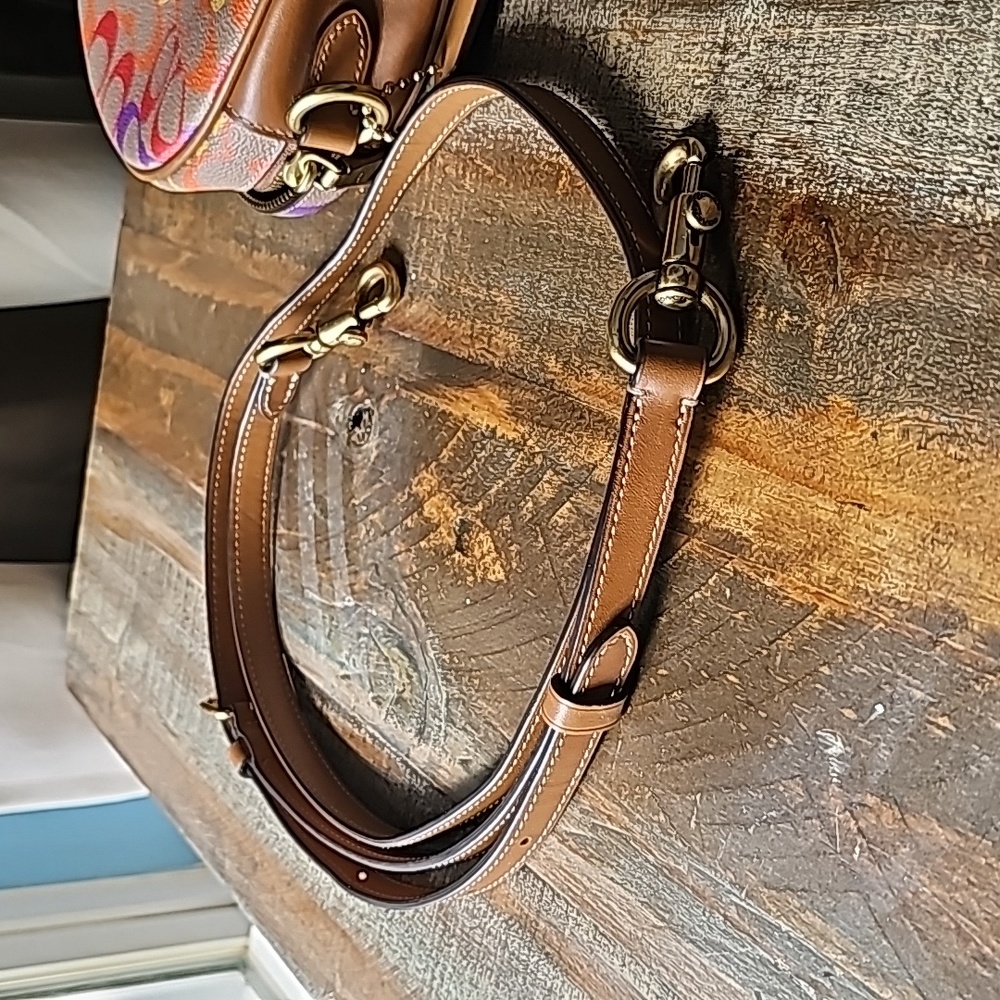 Coach Circle Crossbody In Rainbow Signature Pride Edition - Picture 10 of 11